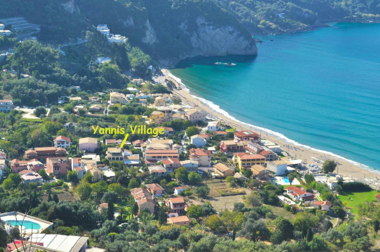 Holiday Studio Apartments Yannis On The Beach Of Agios Gordios In Corfu Exterior foto